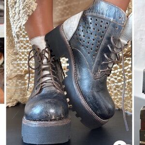 BED STU TANZANIA ANKLE BOOT SIZE 7W NEW IN BOX